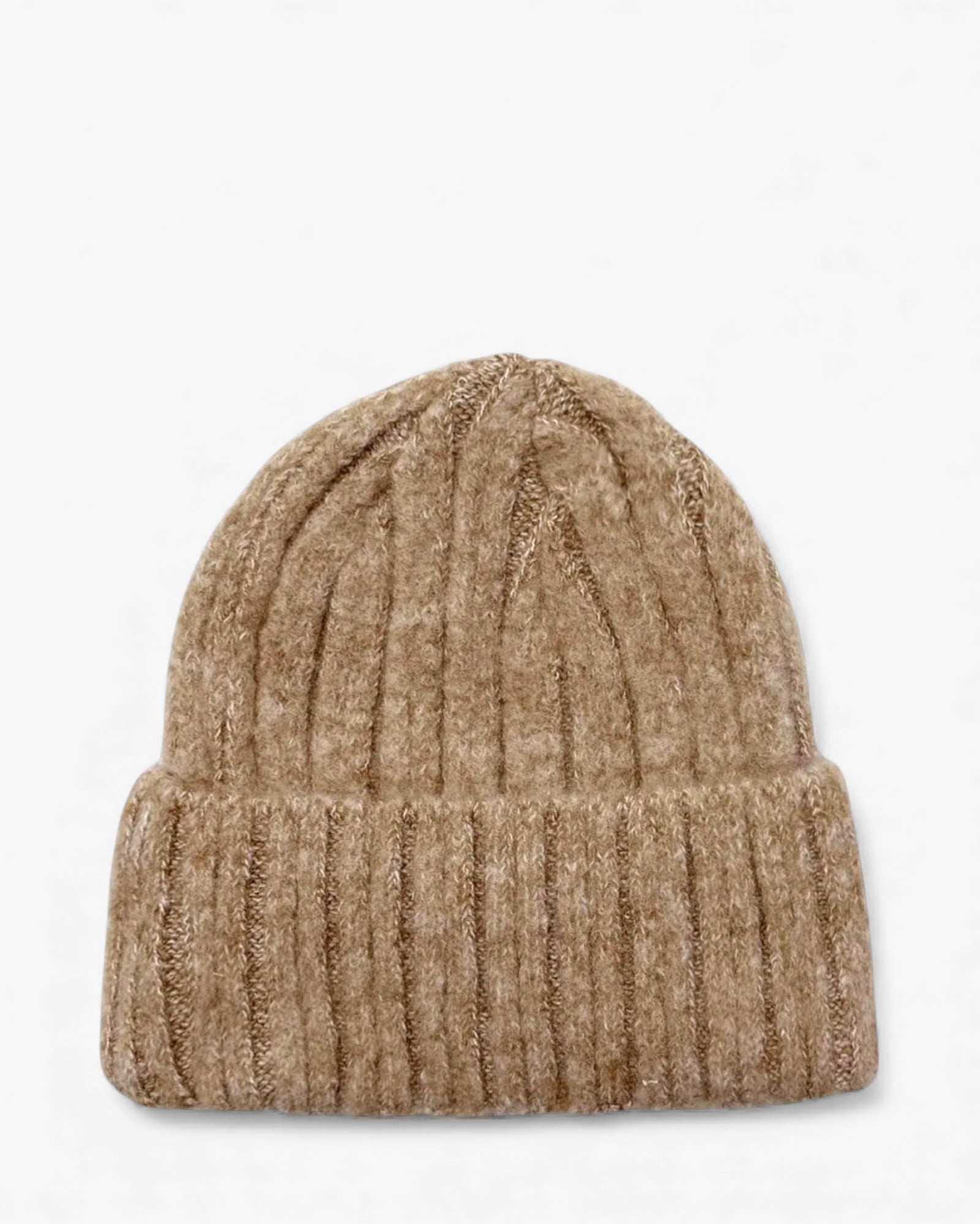 Cosy Plain Knitted Beanie Hat