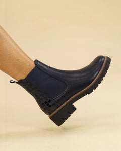 Lunar - Poppins Ankle Boot - Navy