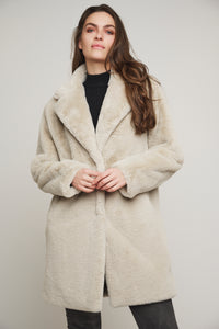 Rino and Pelle - Geppe Faux Fur Coat - Birch