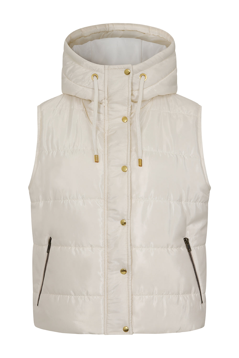 Alice Collins - Sasha Short Gilet - Oat