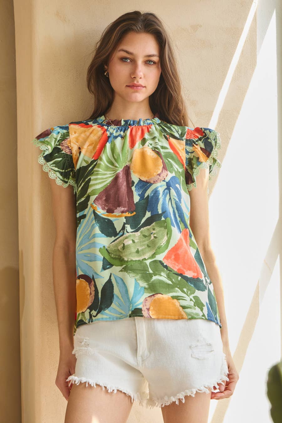 Oddi - Tropical Printed Blouse