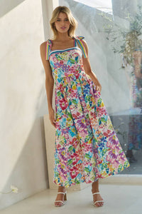 Oddi - Spring bloom Midi Dress