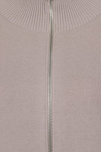 Alice Collins - Karlie Zip Cardigan - Oat