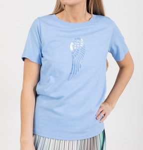 Coster Cophenhagen T-Shirt with Wing - Sky Blue