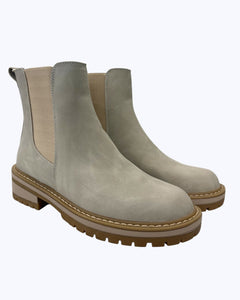 Chunky Sole Chelsea Boot - Stone