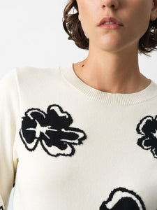 French Connection - Paislee Floral Jacquard Jumper