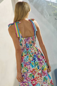 Oddi - Spring bloom Midi Dress