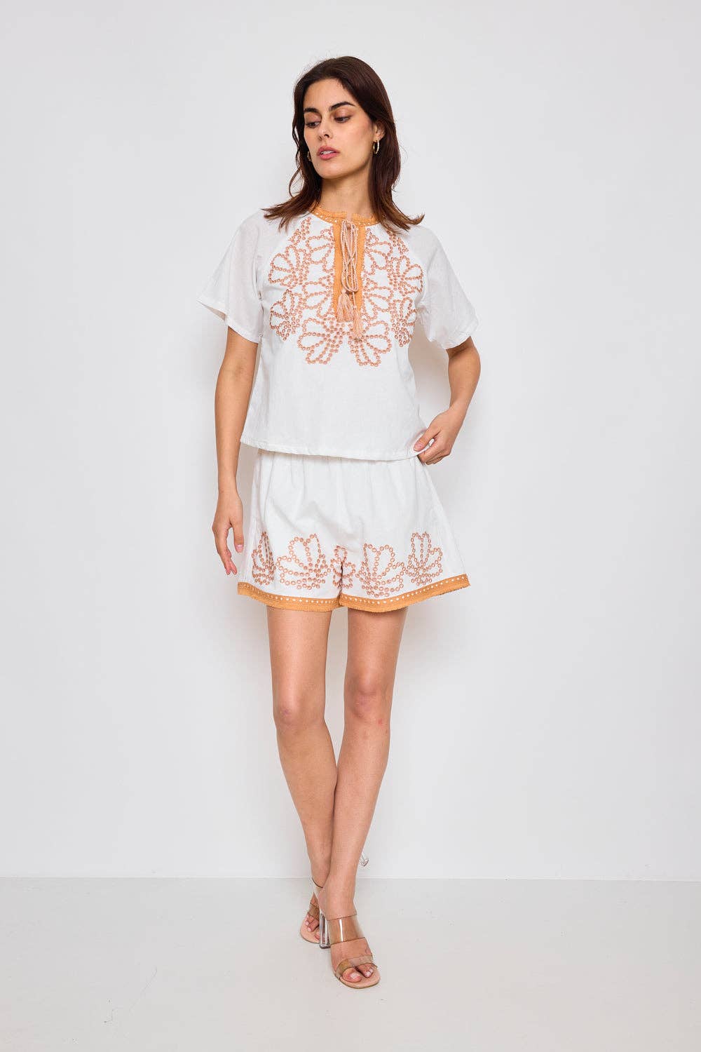 Bohm Embroidered Cotton Blouse