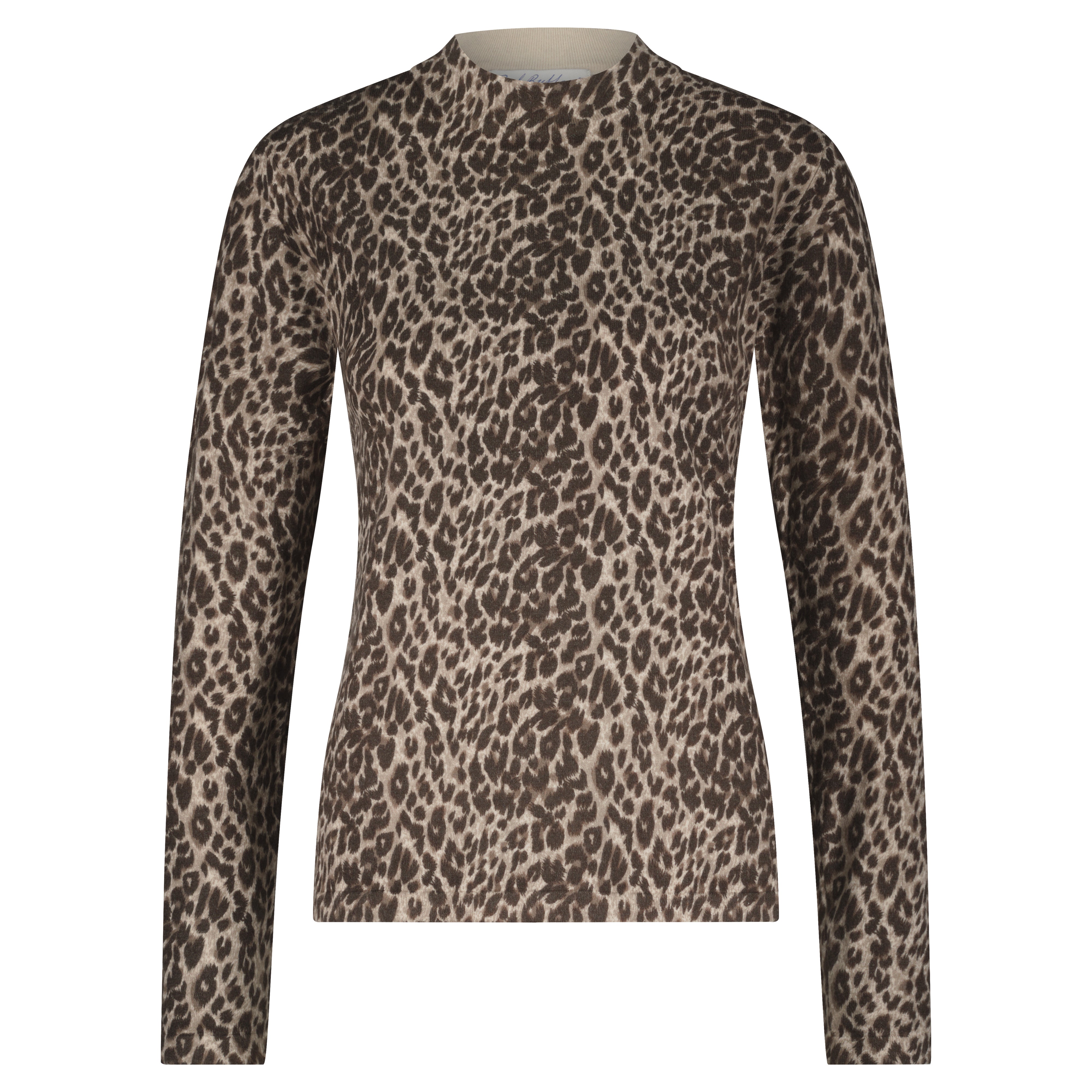 Red Button - Sweet Animal Print Top - Brown