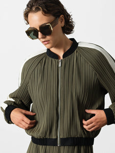 French Connection - Niri Plisse Bomber Jacket