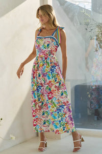 Oddi - Spring bloom Midi Dress
