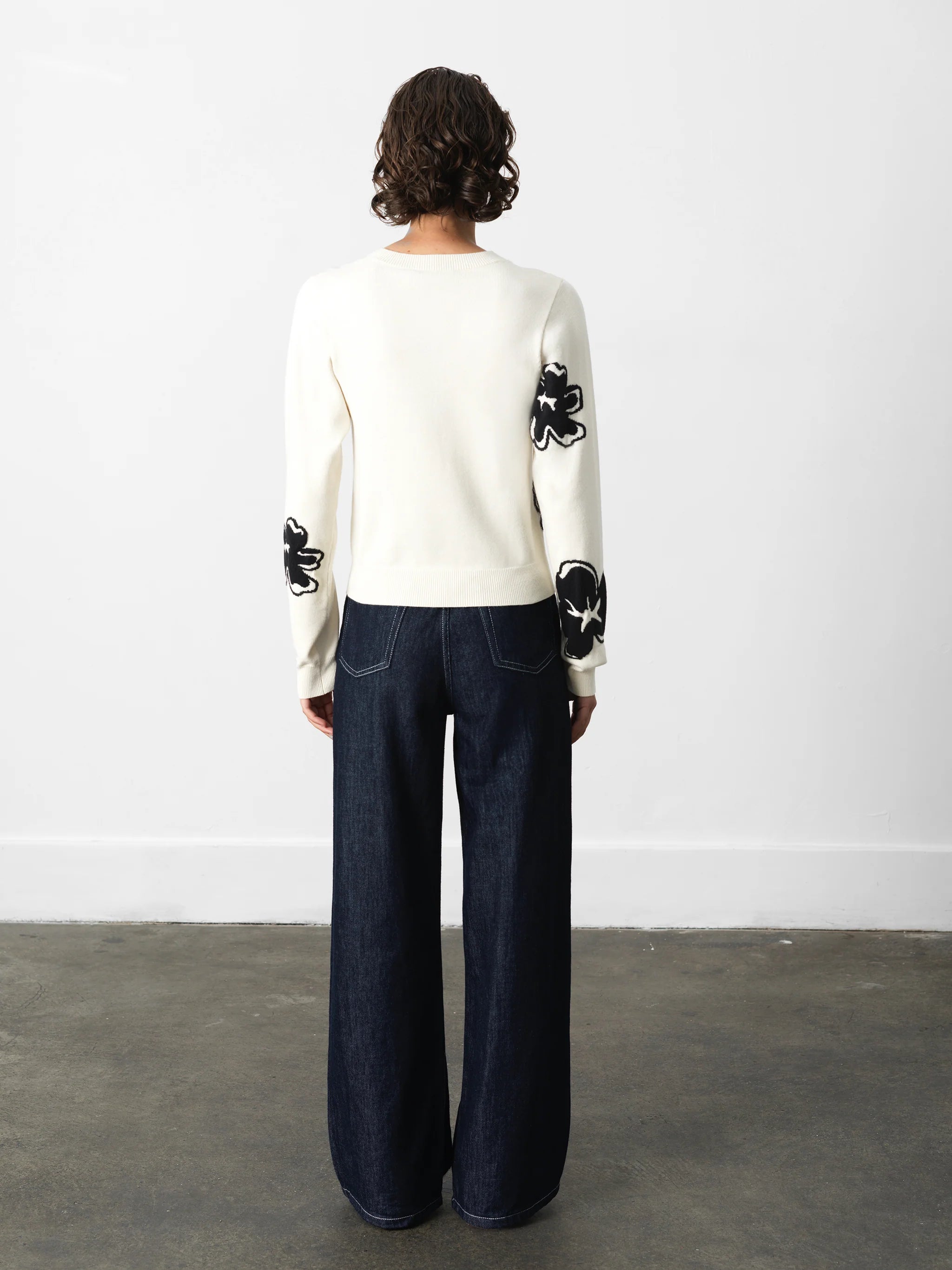 French Connection - Paislee Floral Jacquard Jumper