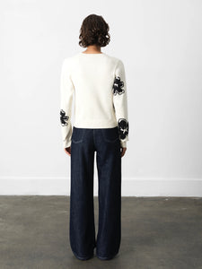 French Connection - Paislee Floral Jacquard Jumper