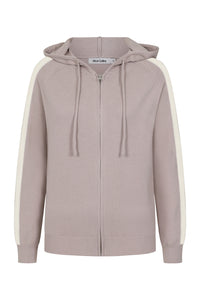 Alice Collins - Poppy Hooded Zip Jacket - Dove