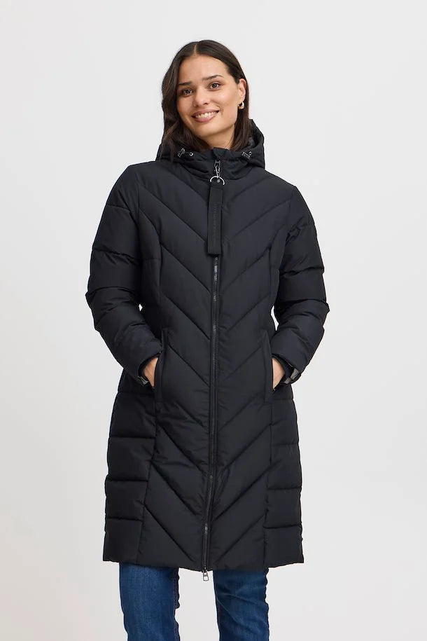 Fransa Frmaise Coat - Black