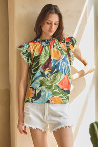 Oddi - Tropical Printed Blouse