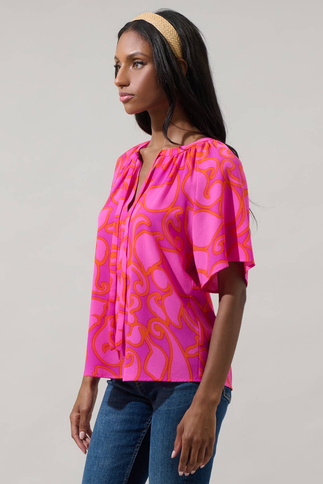 SL - Inara Floral Roxette Blouse