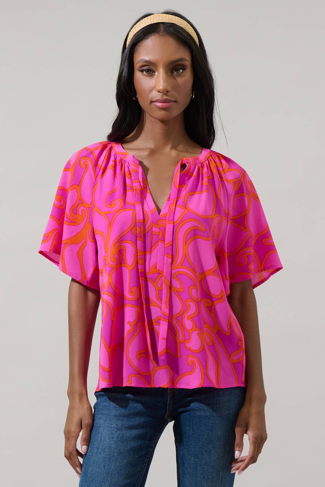 SL - Inara Floral Roxette Blouse