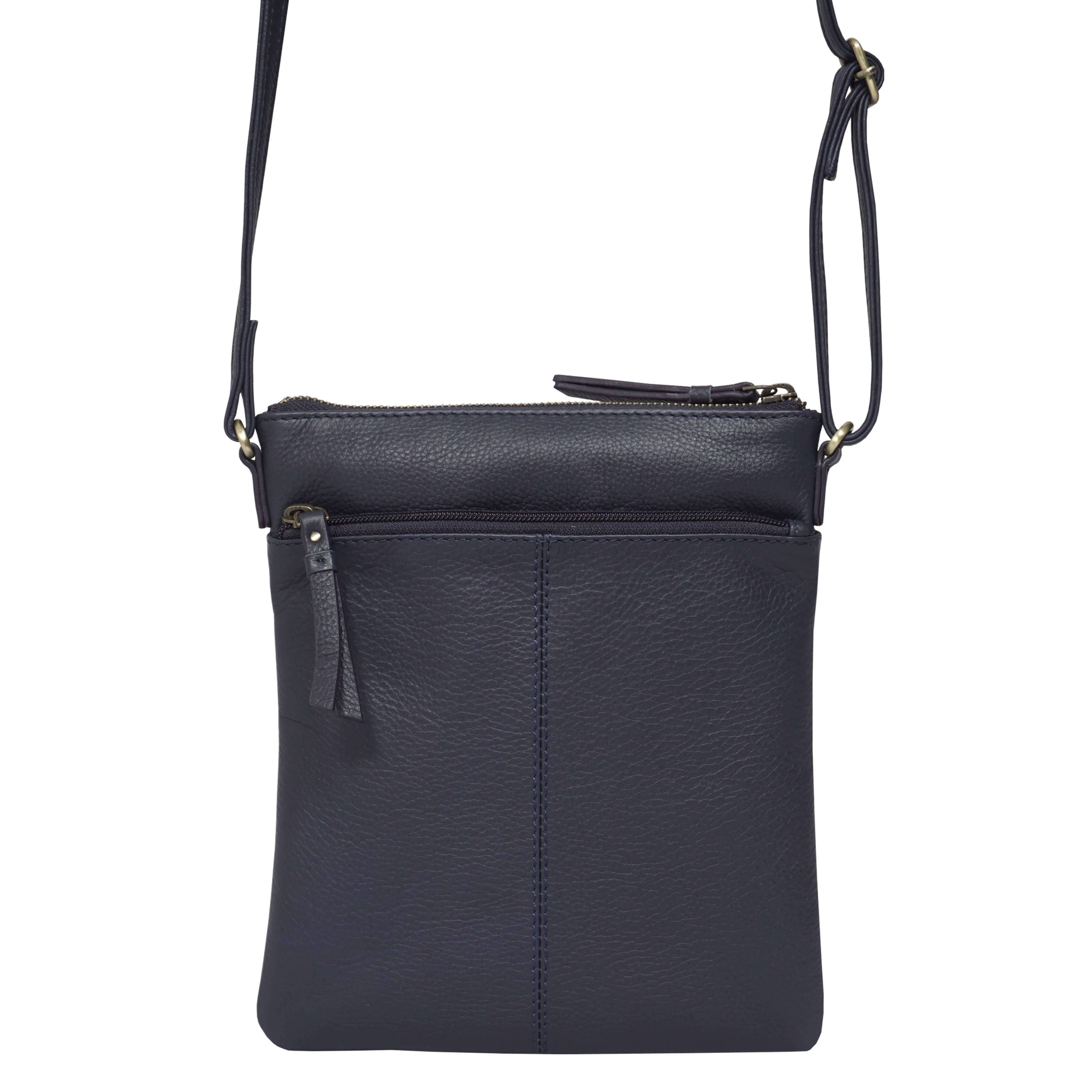 Assots London - Linby Pebble Grain Leather Crossbody Bag