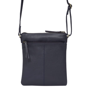Assots London - Linby Pebble Grain Leather Crossbody Bag