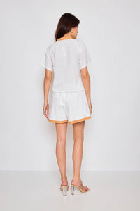 Bohm Embroidered Cotton Blouse