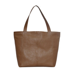 Assots London - Corder Leather Oversized Tote Bag - Tan