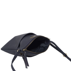 Assots London - Linby Pebble Grain Leather Crossbody Bag