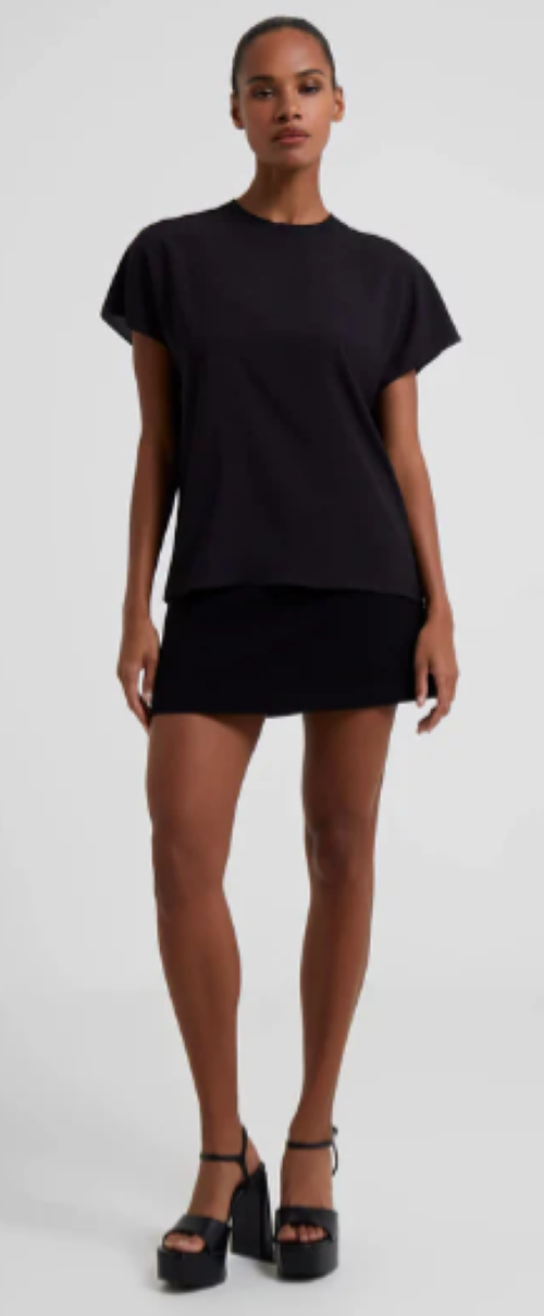 French Connection - Crepe Light Top - Black