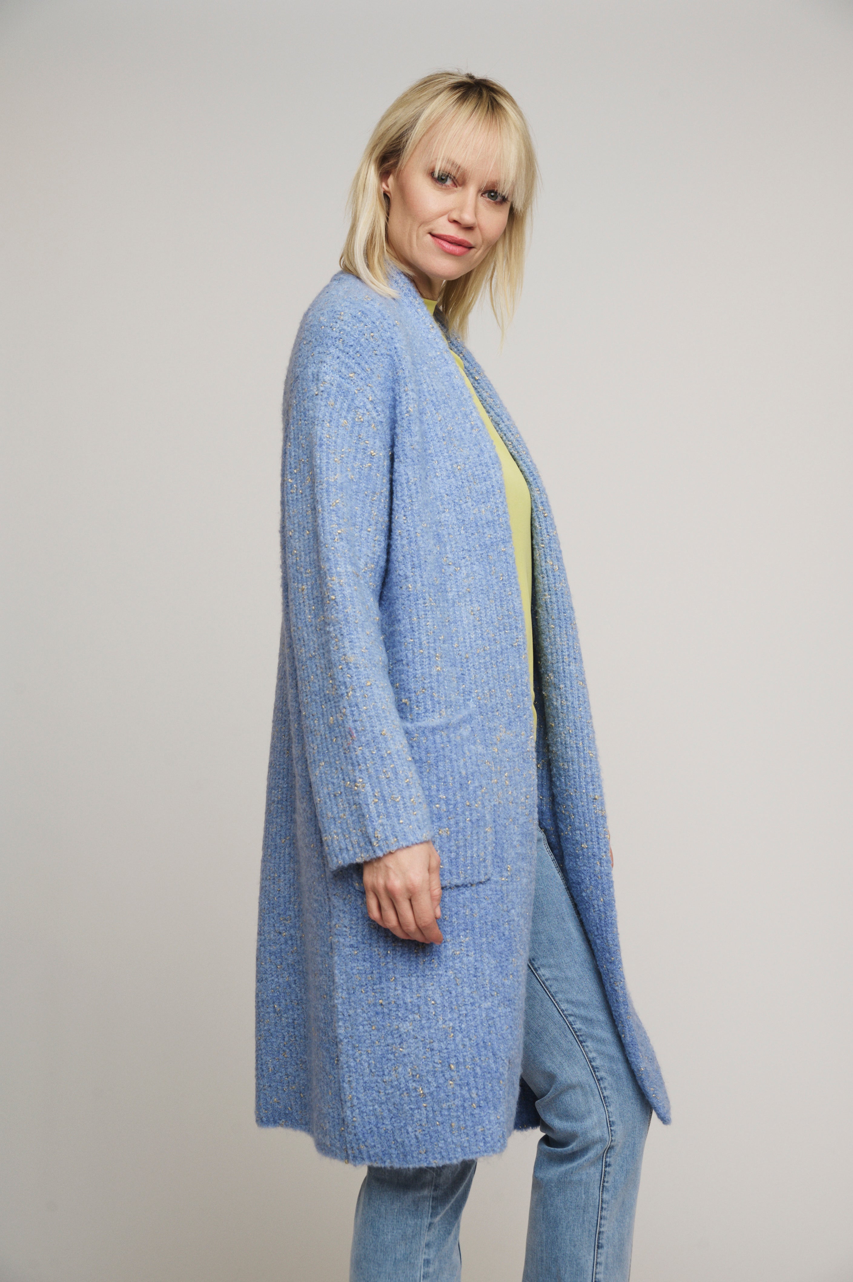 Rino and Pelle Kosey Long Cardigan - Cloudy