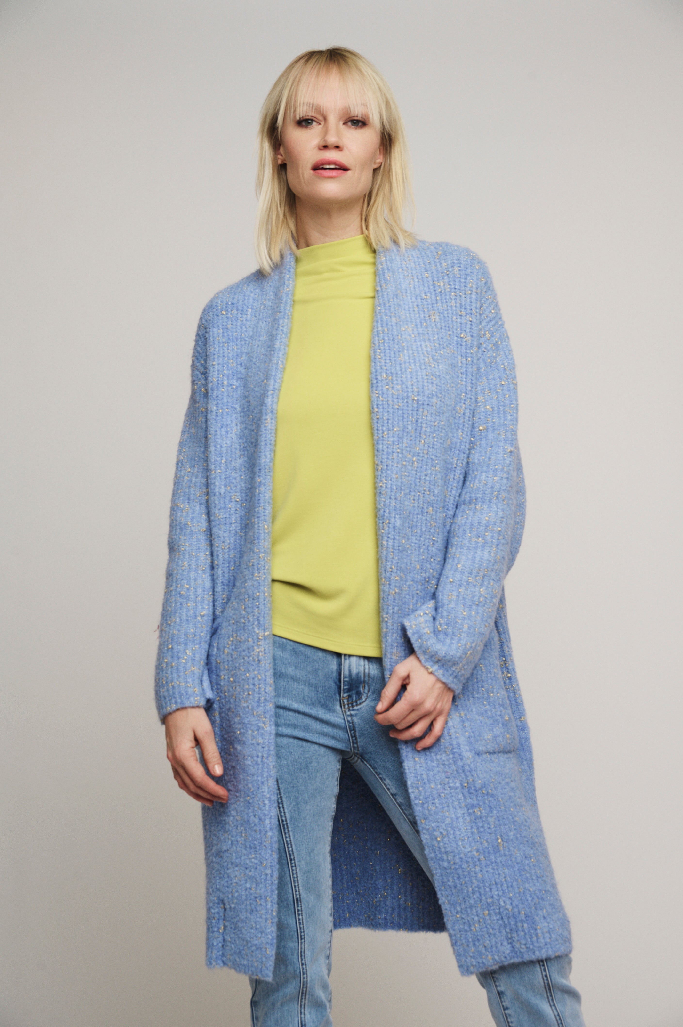 Rino and Pelle Kosey Long Cardigan - Cloudy