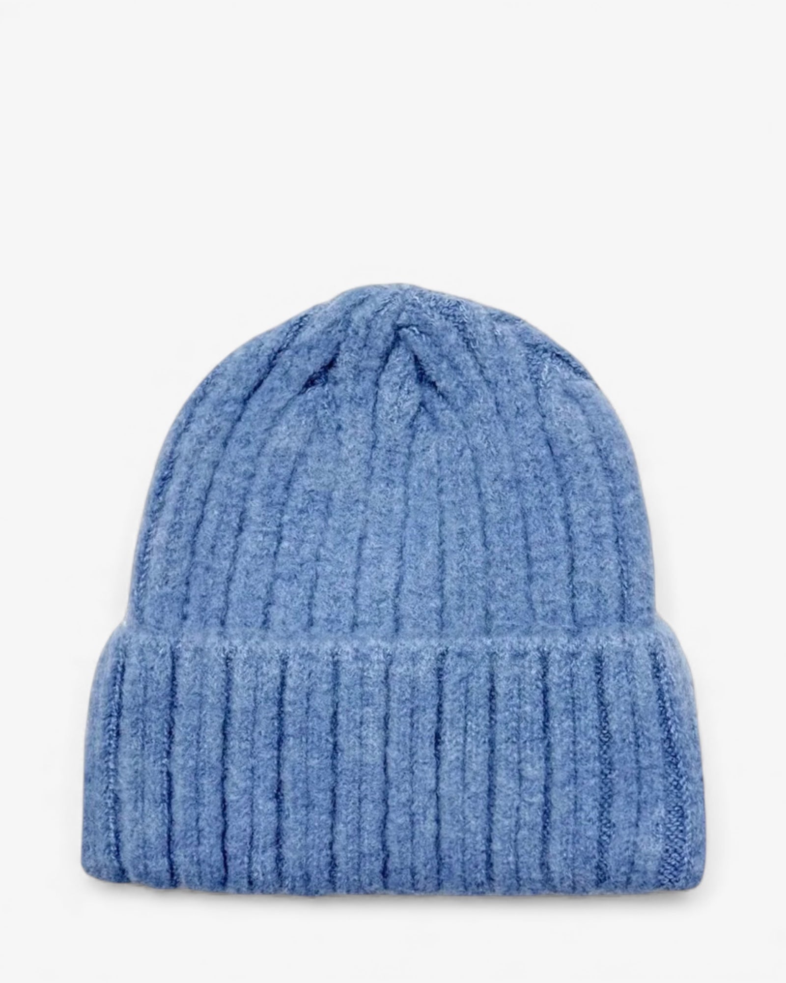 Cosy Plain Knitted Beanie Hat