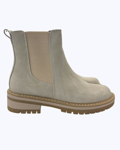 Chunky Sole Chelsea Boot - Stone
