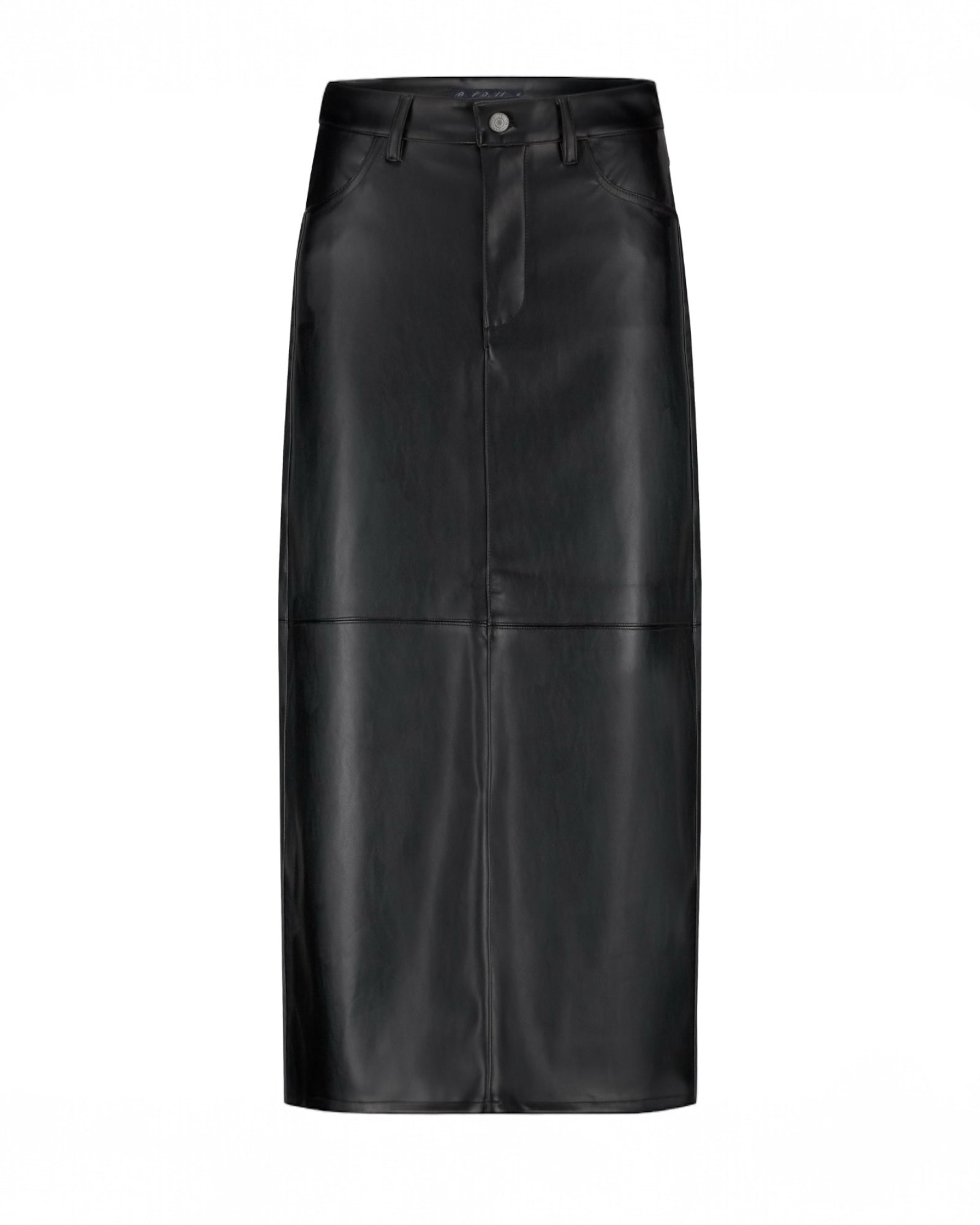 Red Button - Aline Faux Leather Skirt