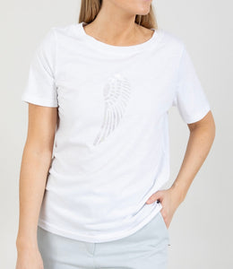 Coster Cophenhagen T-Shirt with Wing - White