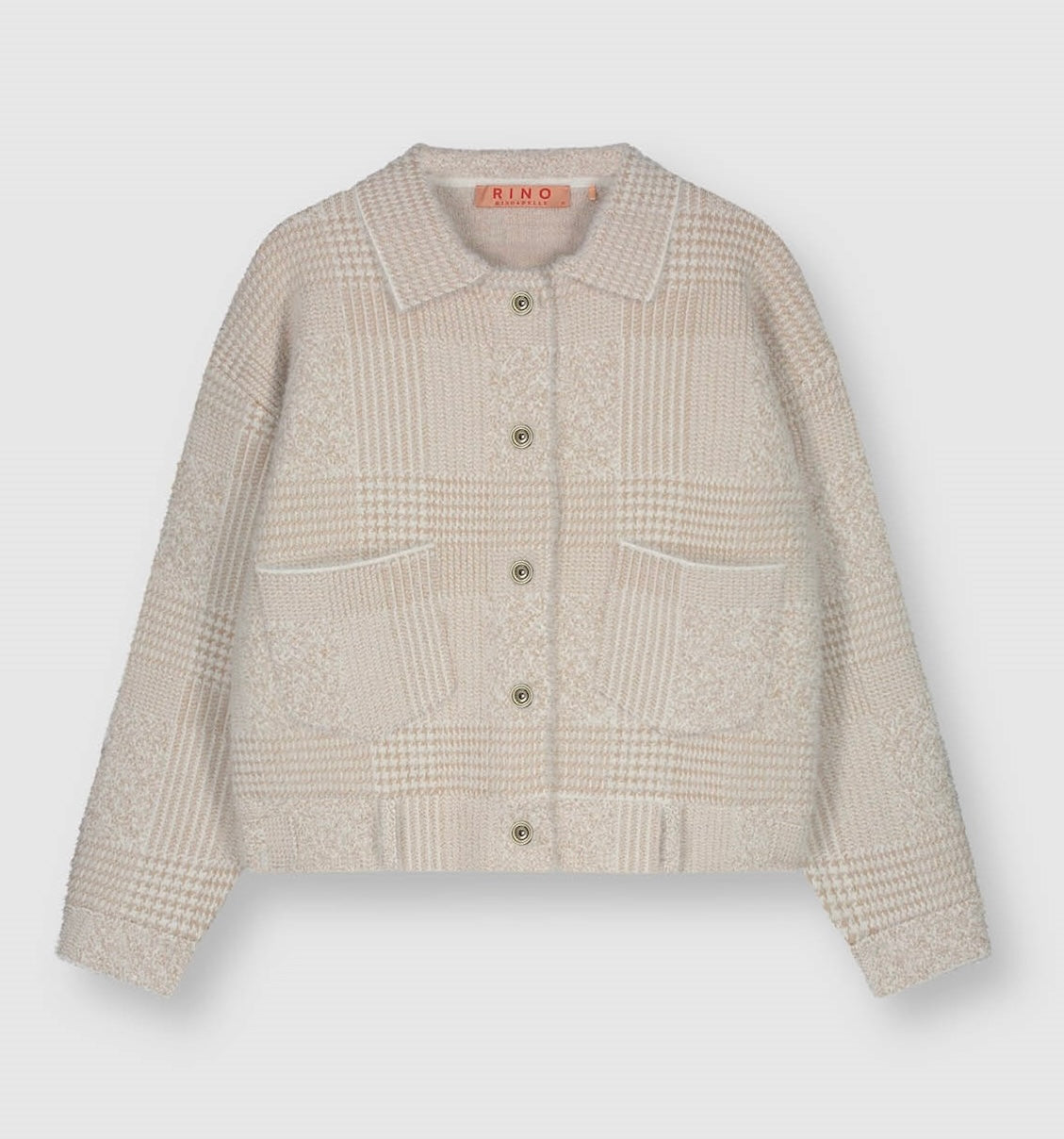 Rino and Pelle - Bubbly Jacket - Stone Check