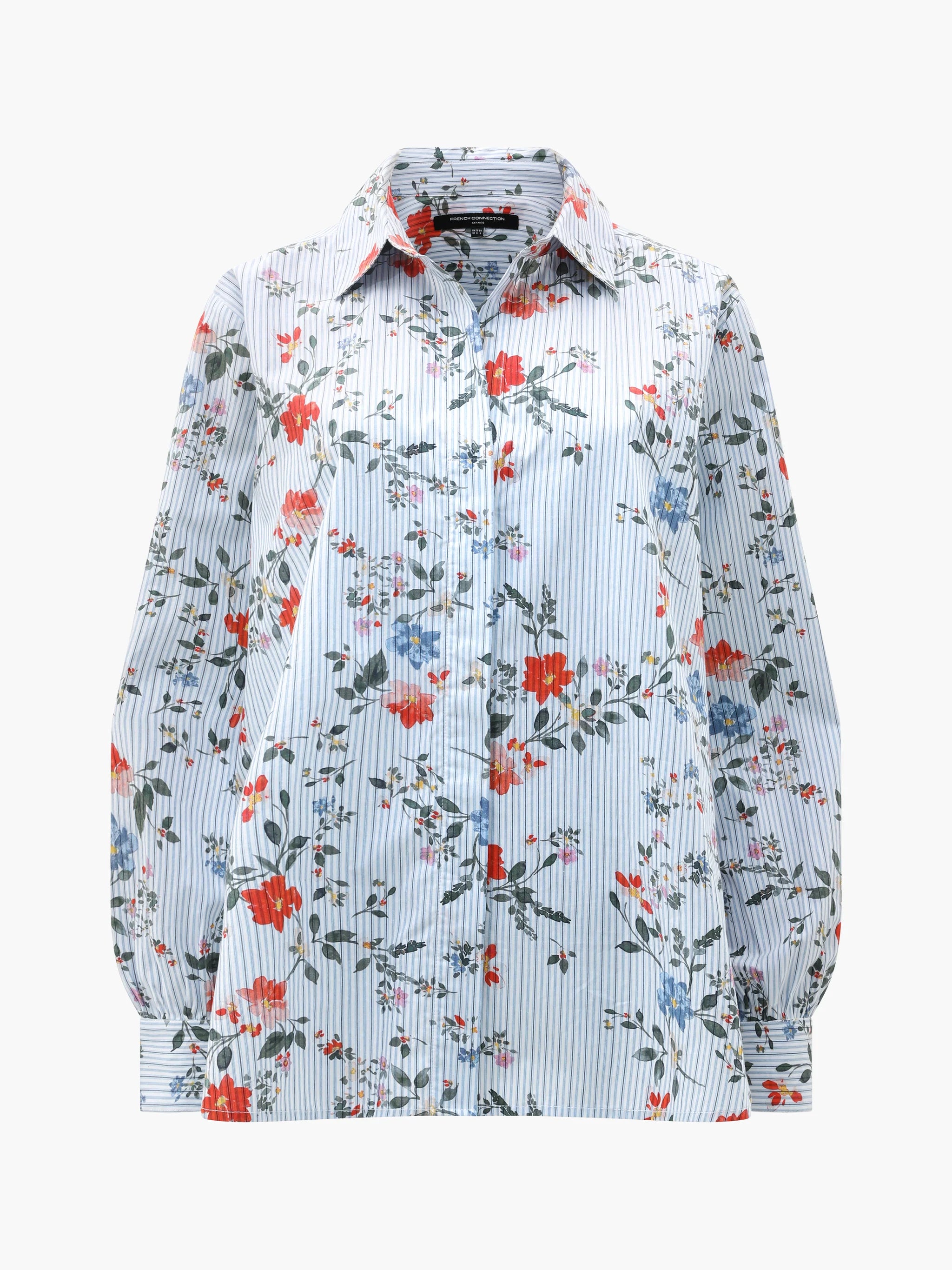 French Connection - Floral Stripe Printed Shirt