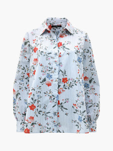 French Connection - Floral Stripe Printed Shirt