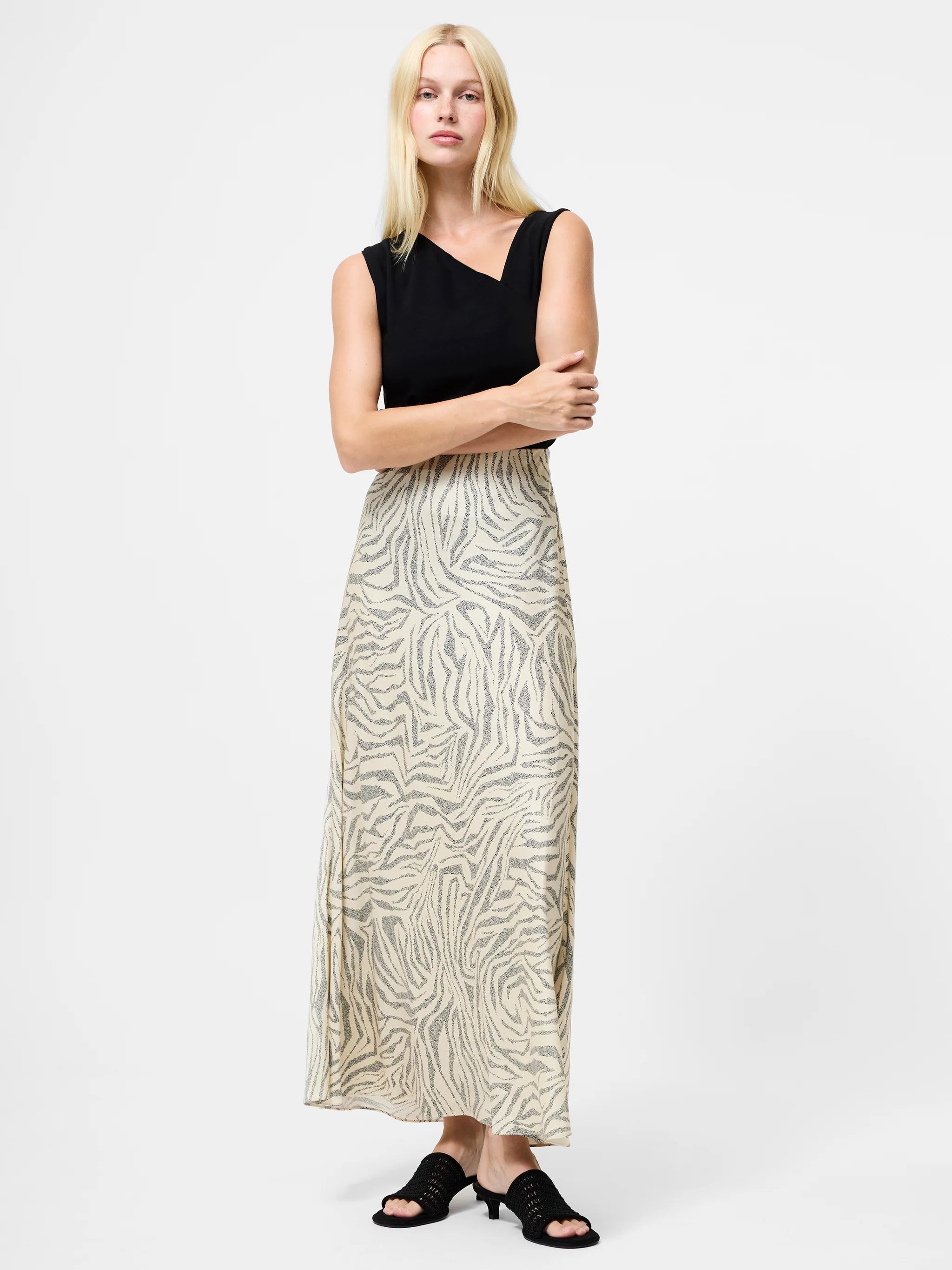 French Connection - Josie Eco Ennis Bias Maxi Skirt