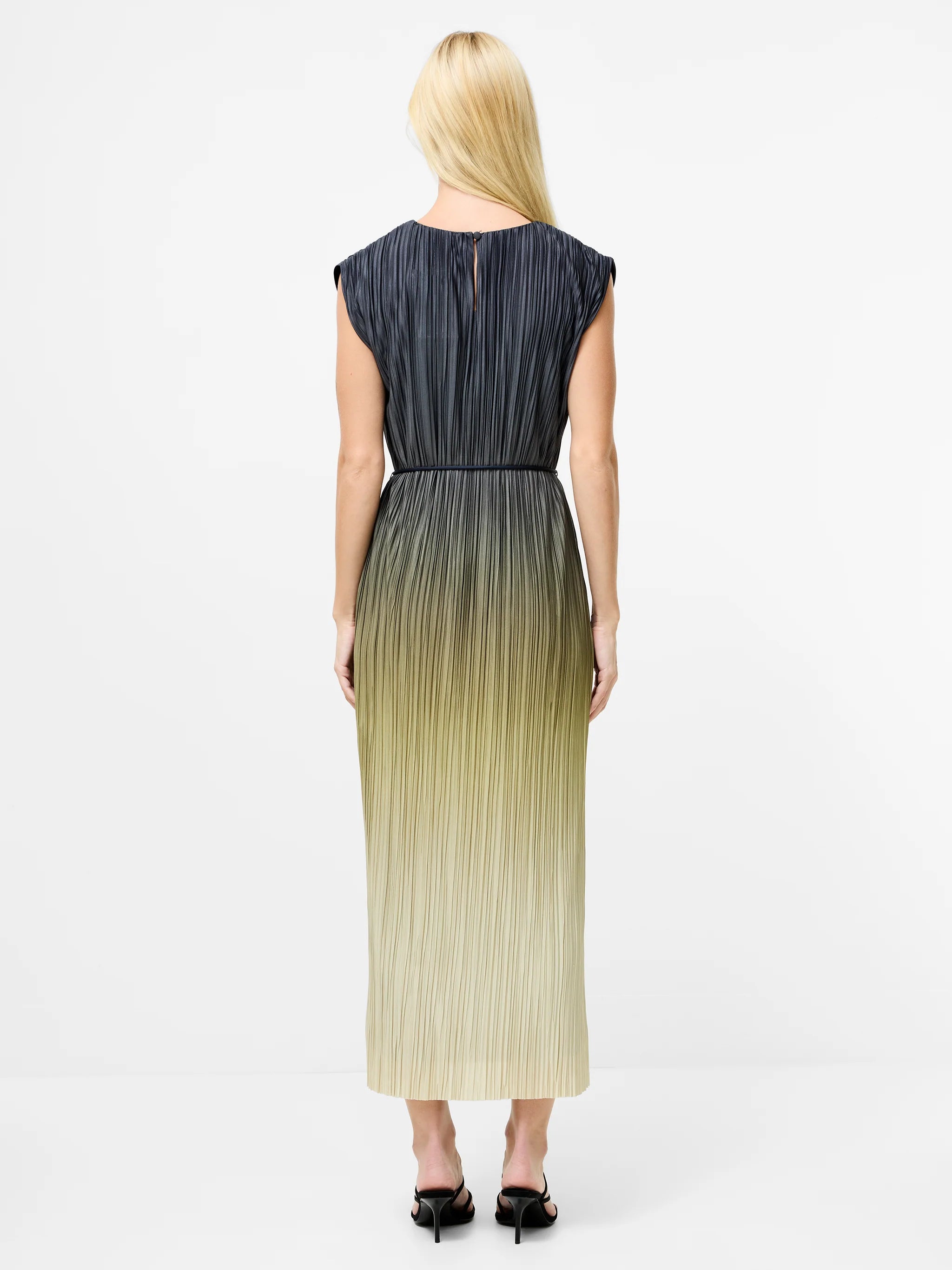 French Connection - Xena Pleated Ombre Midi Dress