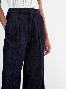 French Connection - Fletcher Wide Leg Denim Trousers