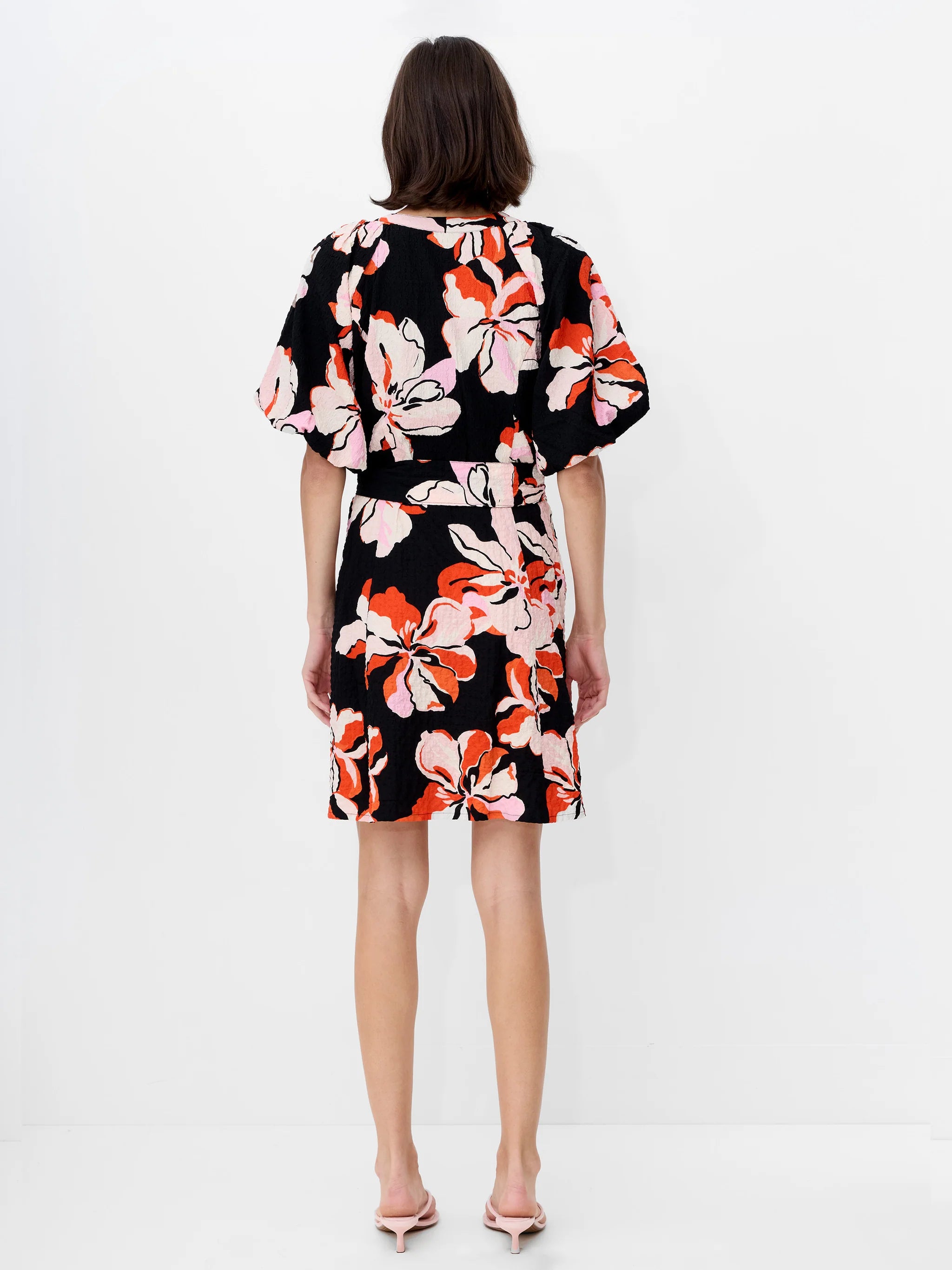 French Connection - Milani Rhiannon Puff Sleeve Mini Dress
