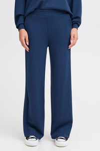 Fransa - Fraurora Casual Pants - Navy Blazer