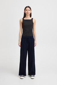 ICHI Ihkate Office Pants - Navy