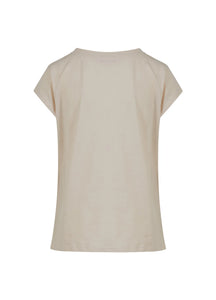 Coster Cophenhagen T-Shirt With Studs - Cream