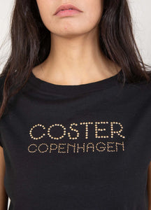 Coster Cophenhagen T-Shirt With Studs - Black