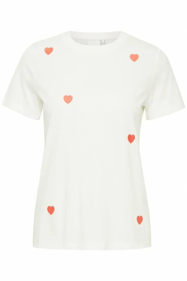 ICHI Ihcamino T-Shirt - Coral