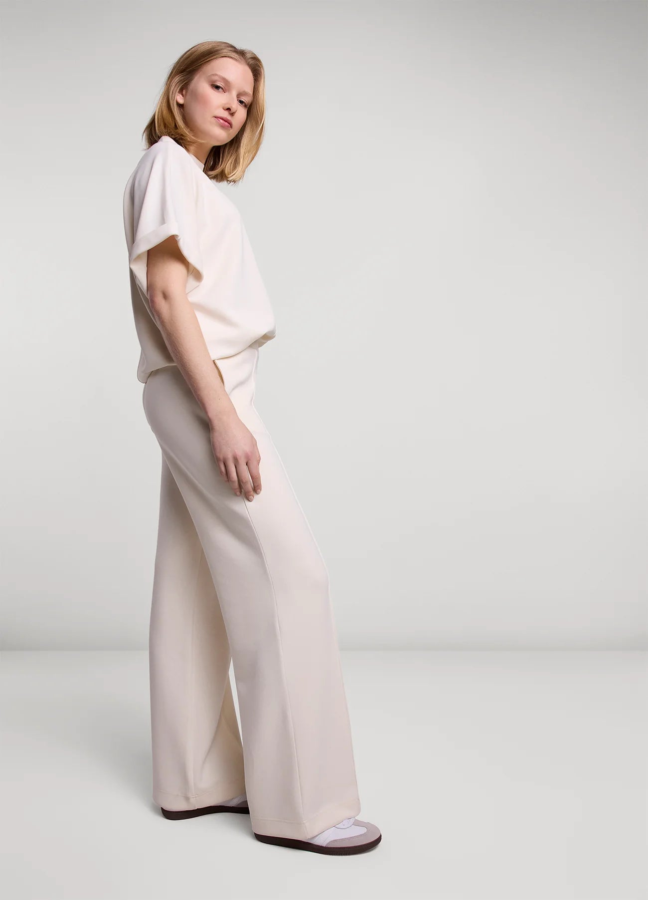 Summum Scuba Trousers - Ivory