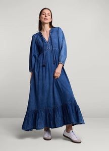 Summum Long Indigo Dress