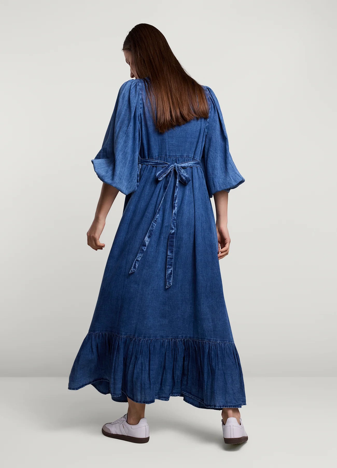 Summum Long Indigo Dress