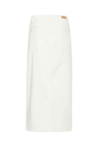 Fransa Frwinner Skirt - White Denim